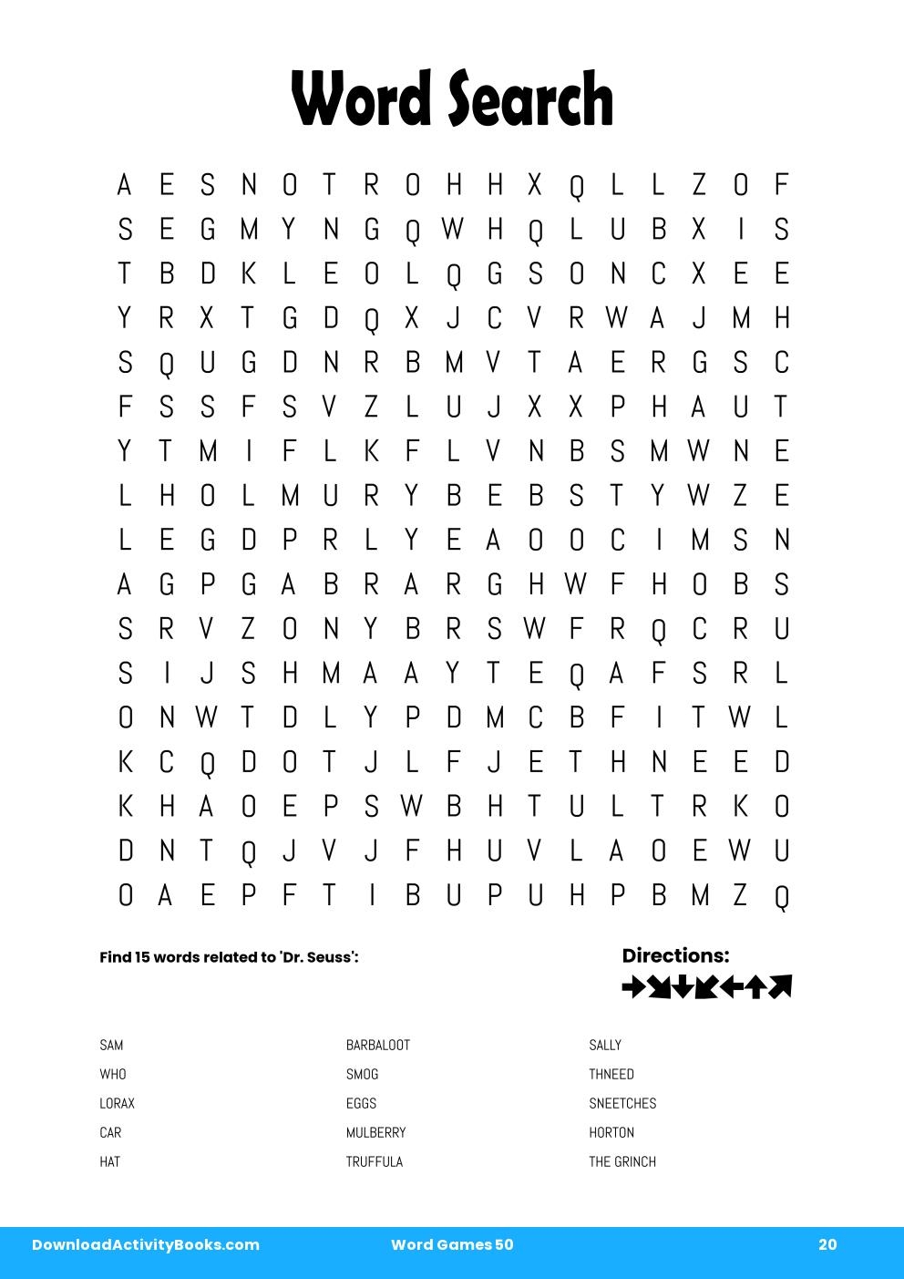 Word Search in Word Games 50