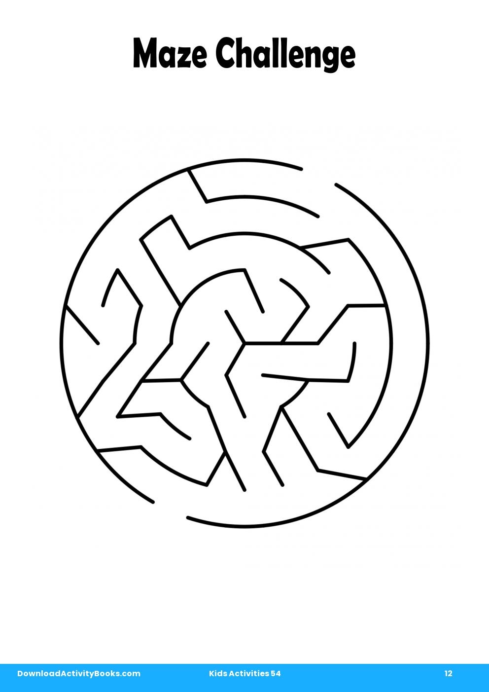 Maze Challenge in Kids Activities 54