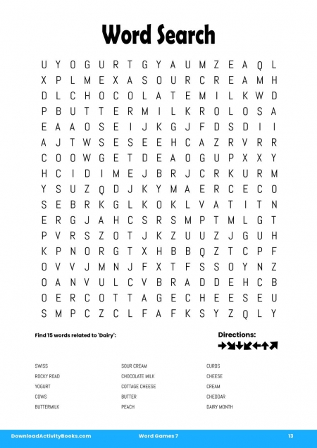 Word Search in Word Games 7