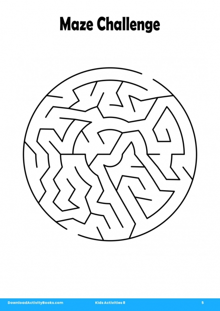 Maze Challenge in Kids Activities 8