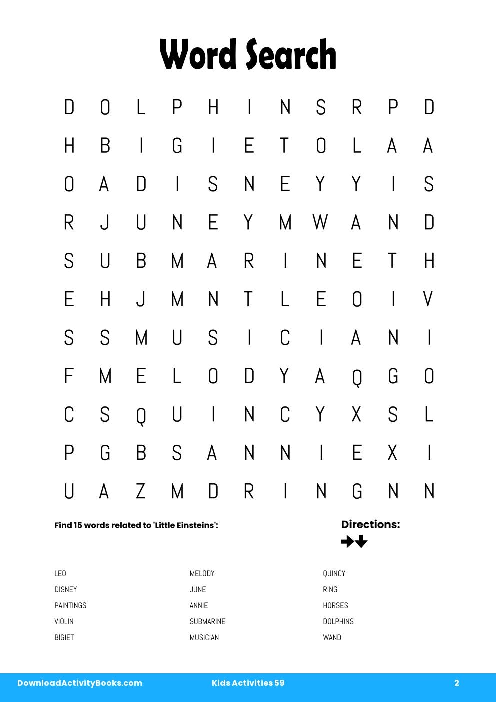 Word Search in Kids Activities 59
