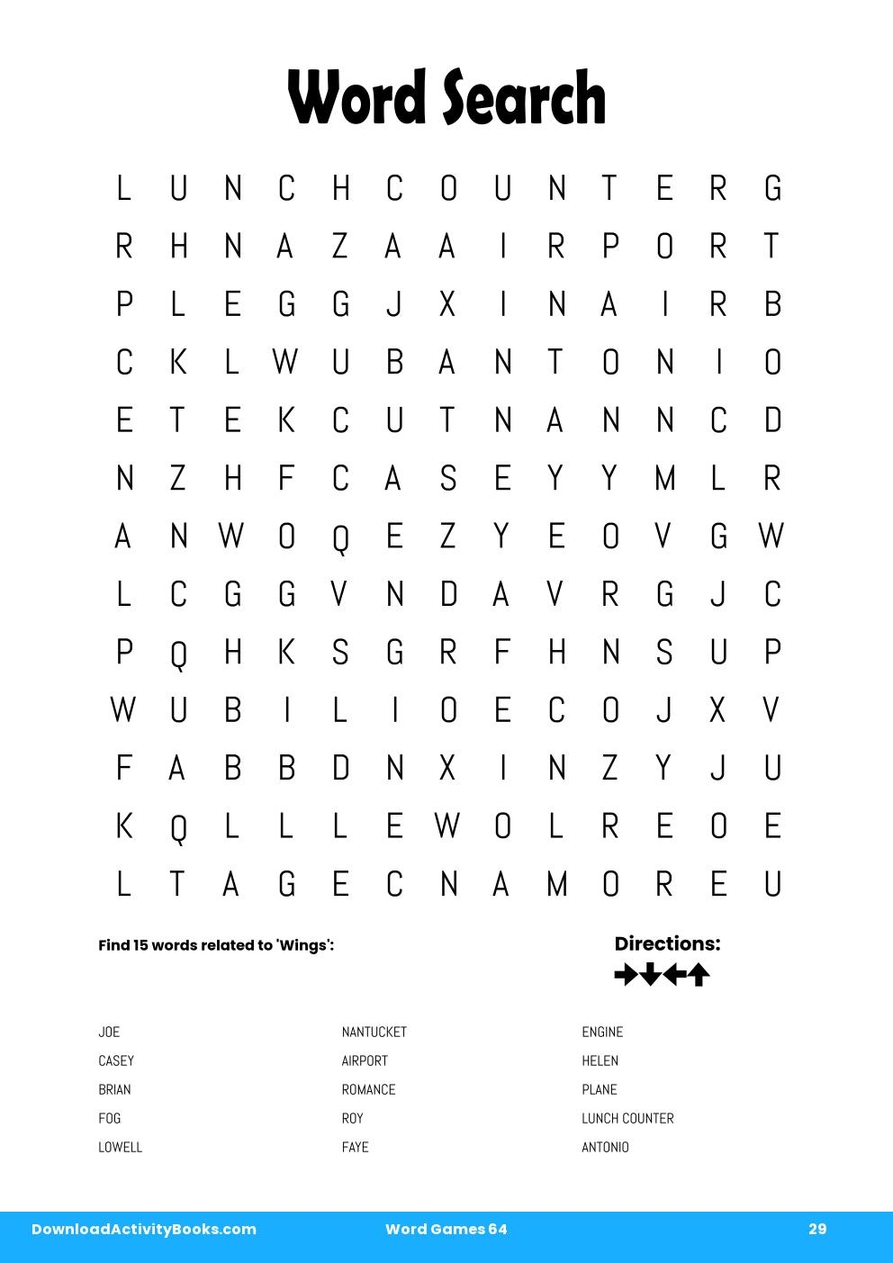 Word Search in Word Games 64