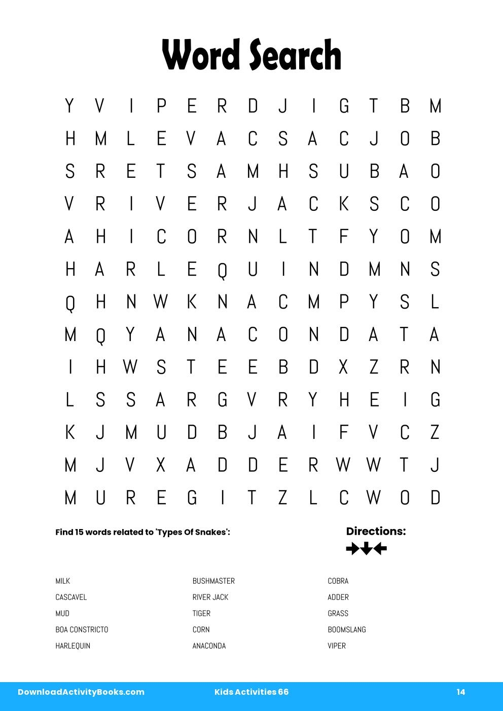 Word Search in Kids Activities 66