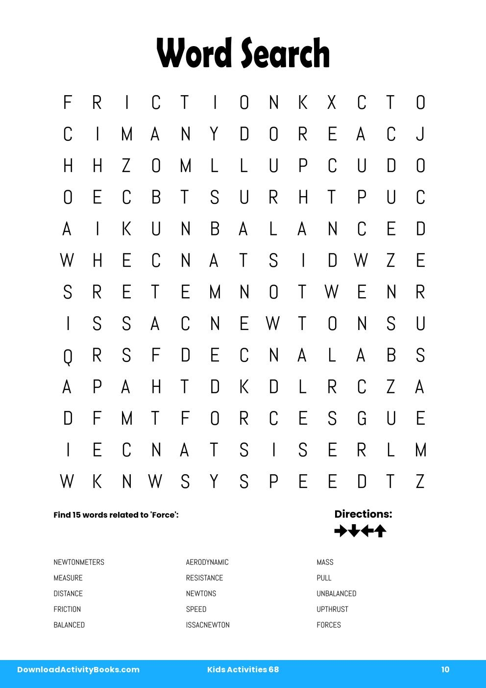 Word Search in Kids Activities 68