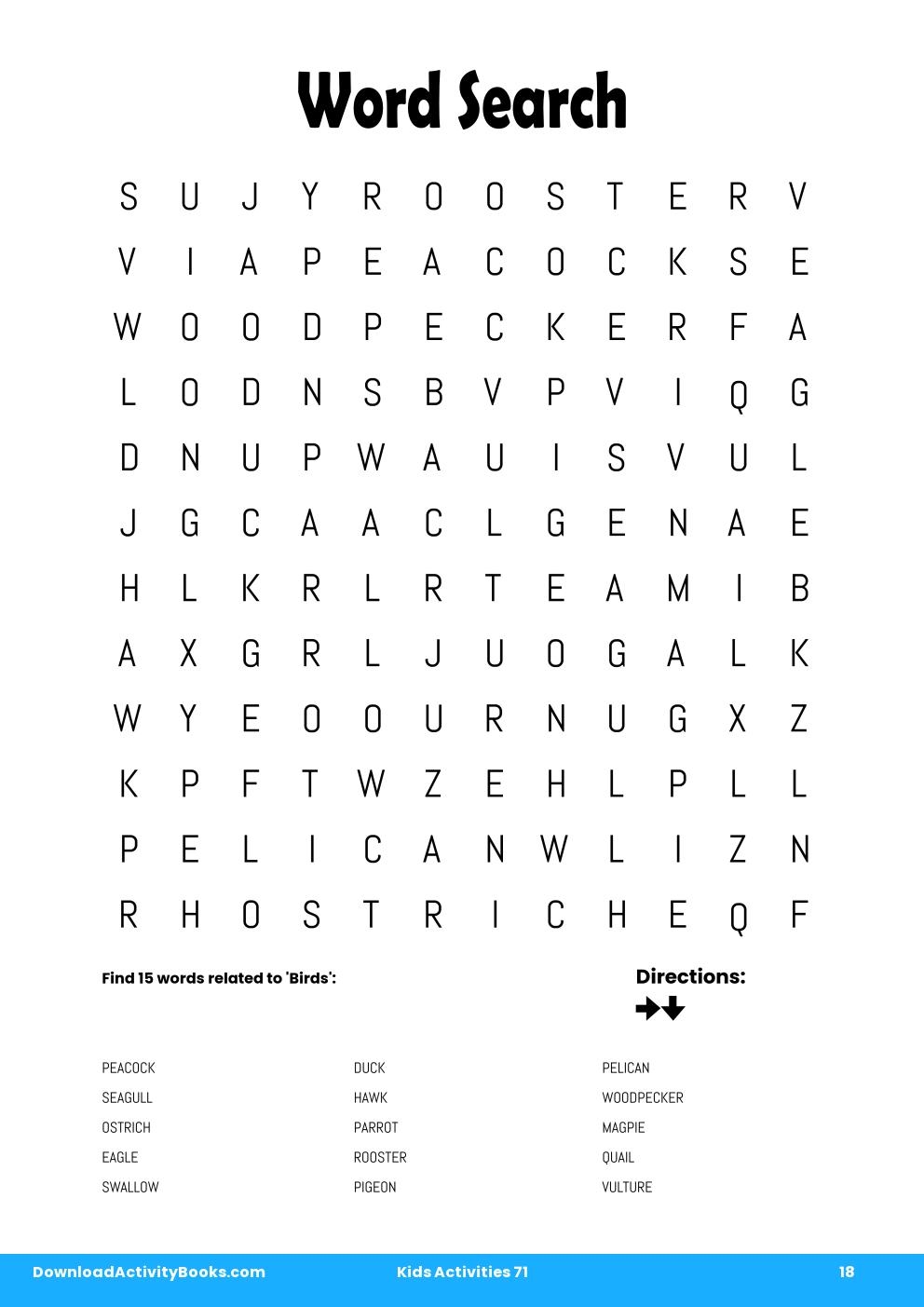 Word Search in Kids Activities 71