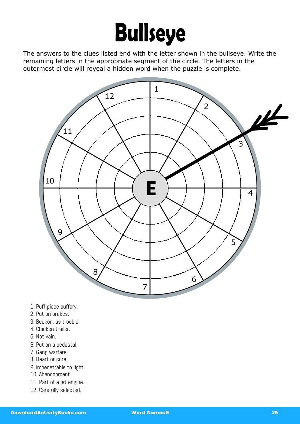 Bullseye in Word Games 9