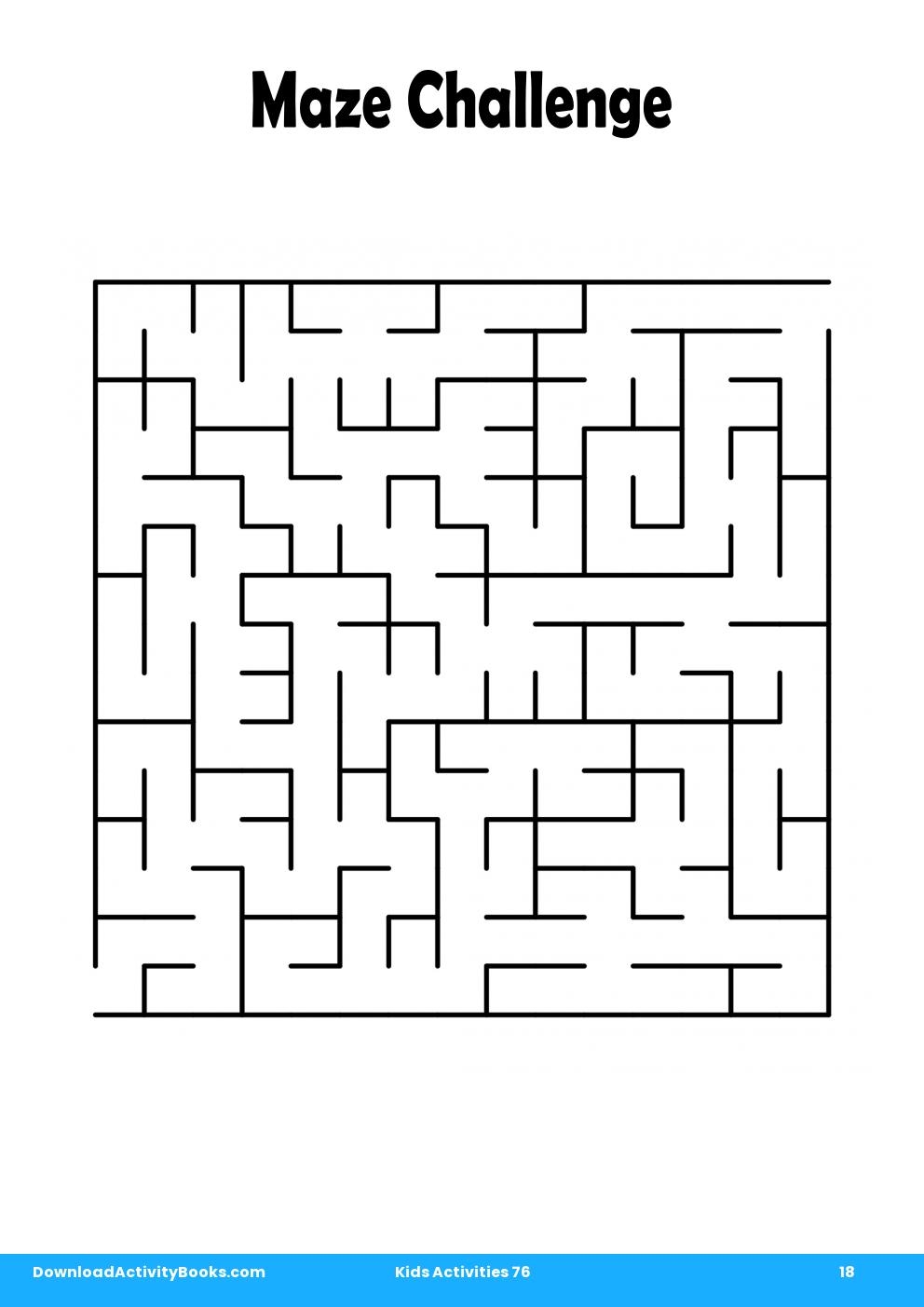 Maze Challenge in Kids Activities 76