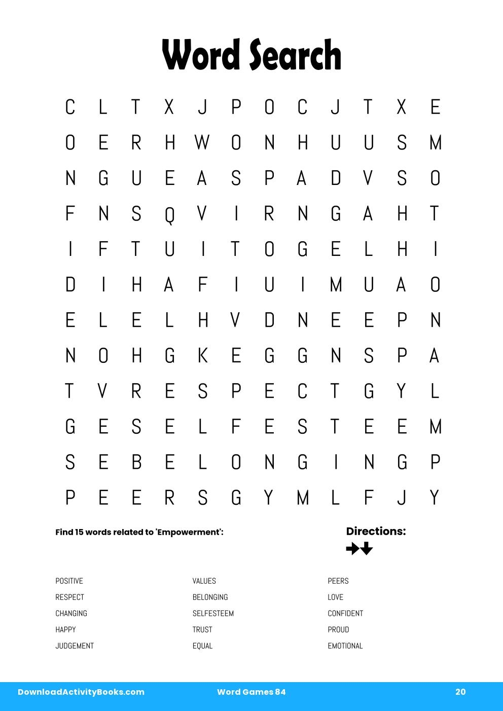 Word Search in Word Games 84