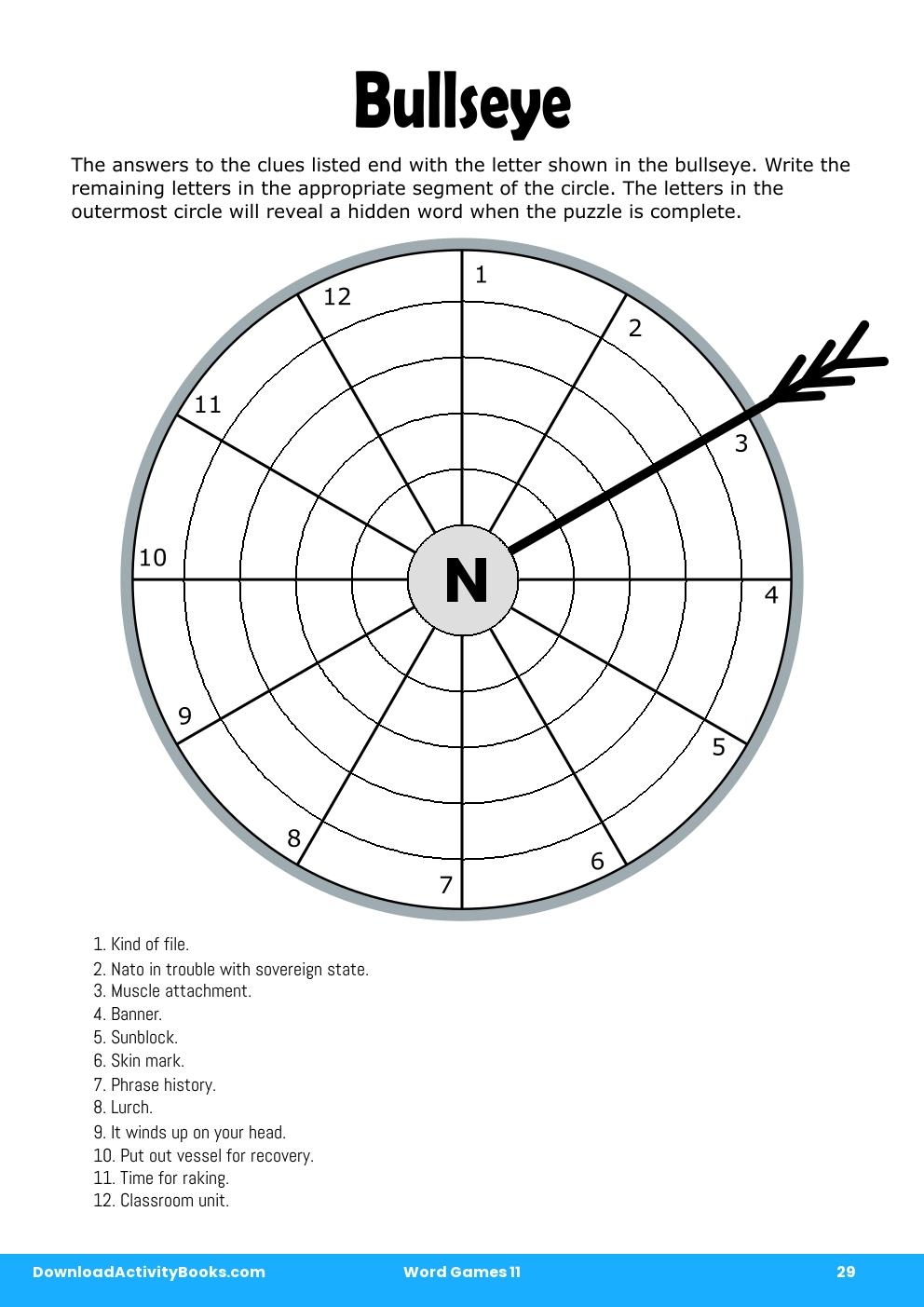 Bullseye in Word Games 11
