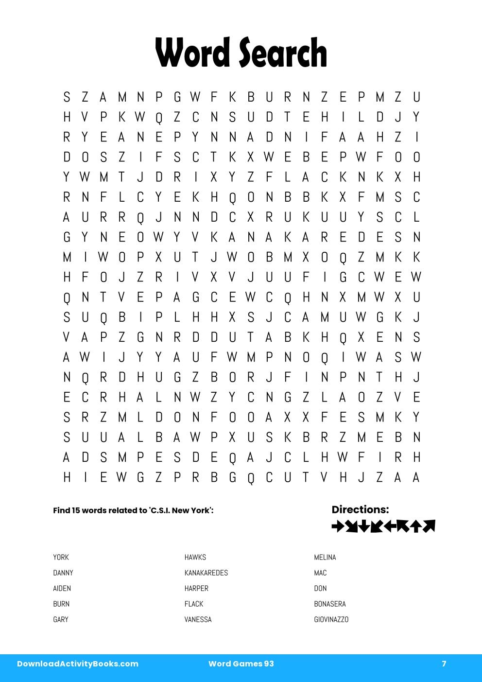 Word Search in Word Games 93