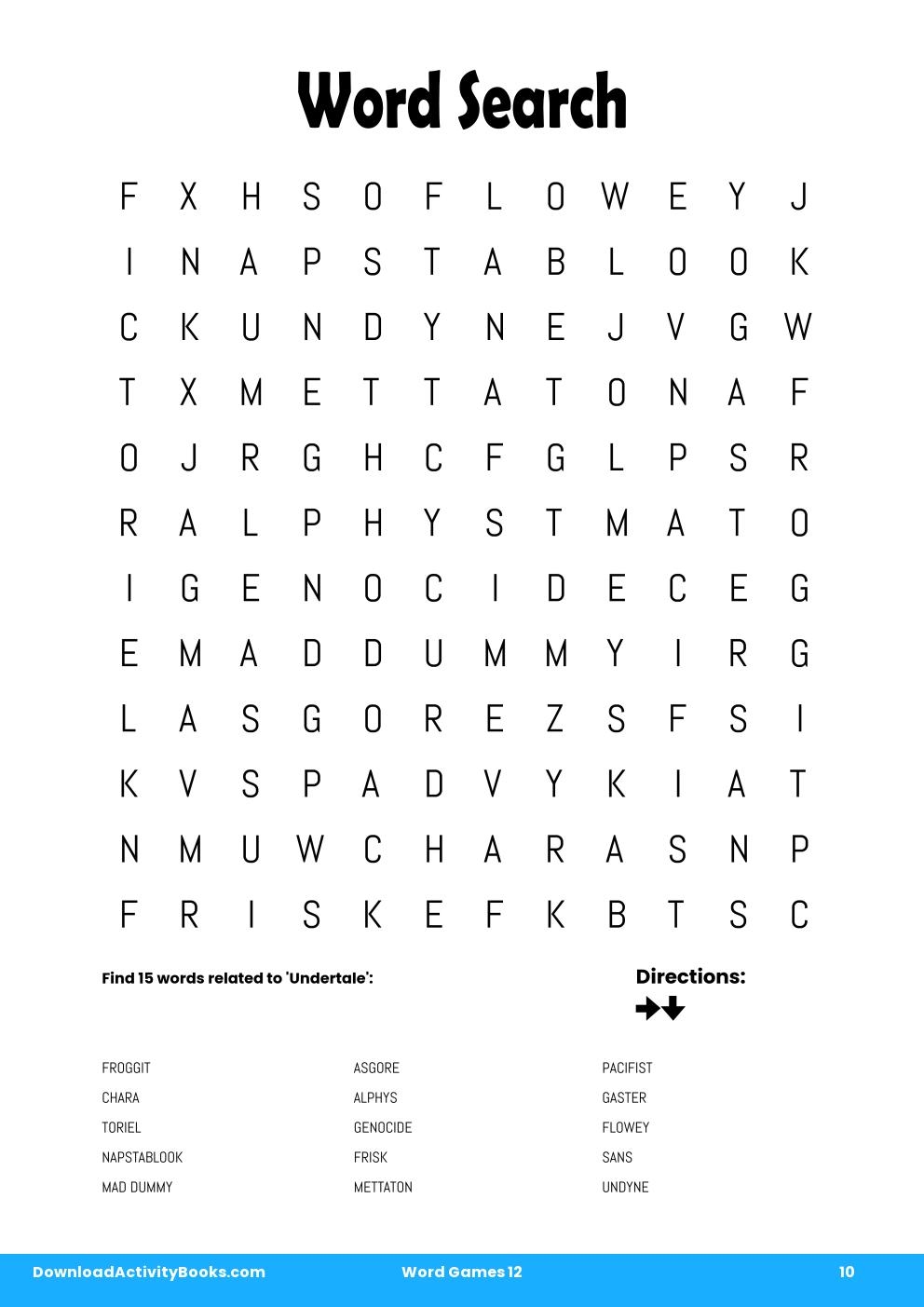 Word Search in Word Games 12