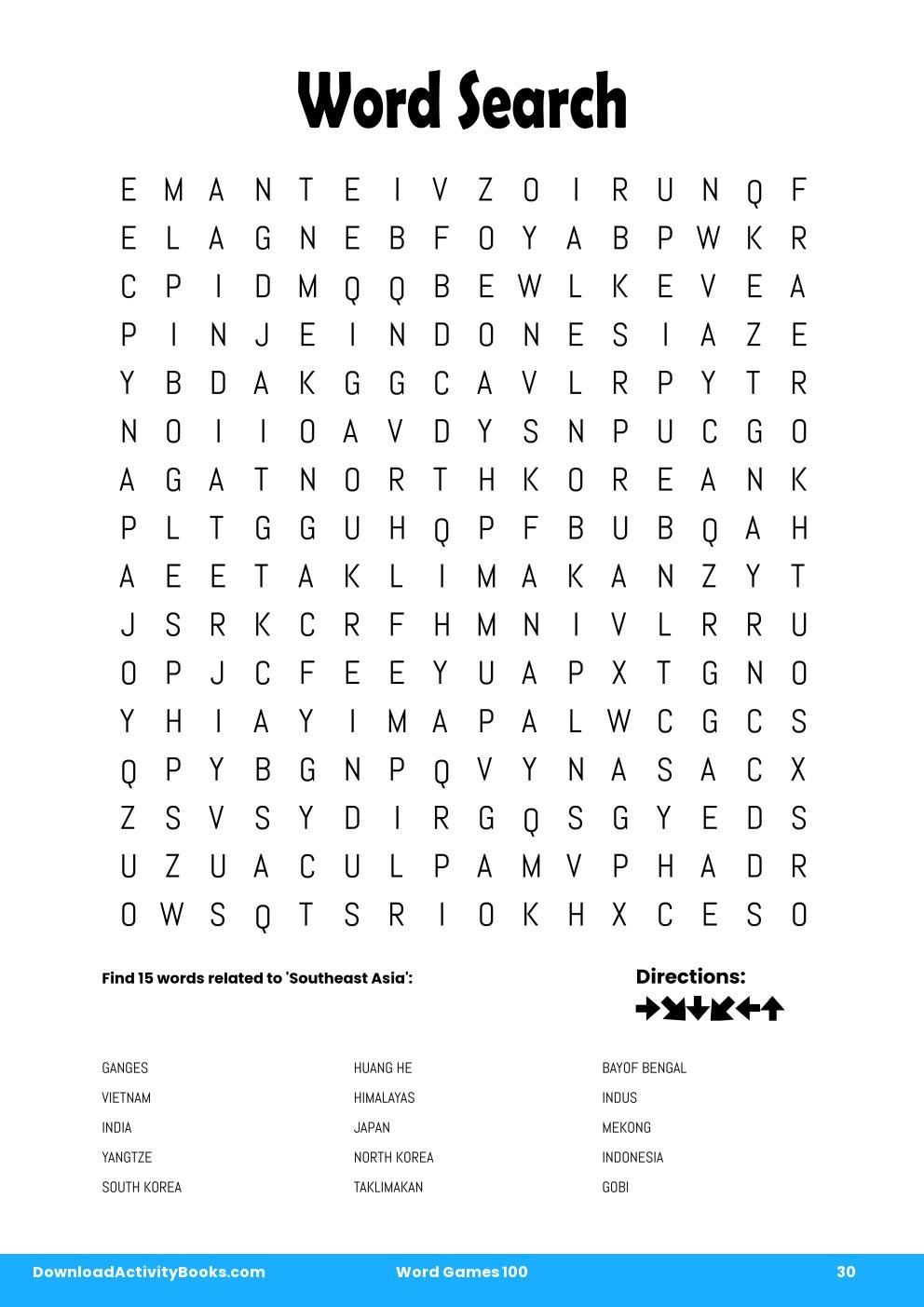 Word Search in Word Games 100
