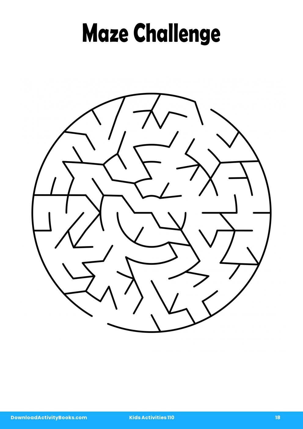 Maze Challenge in Kids Activities 110