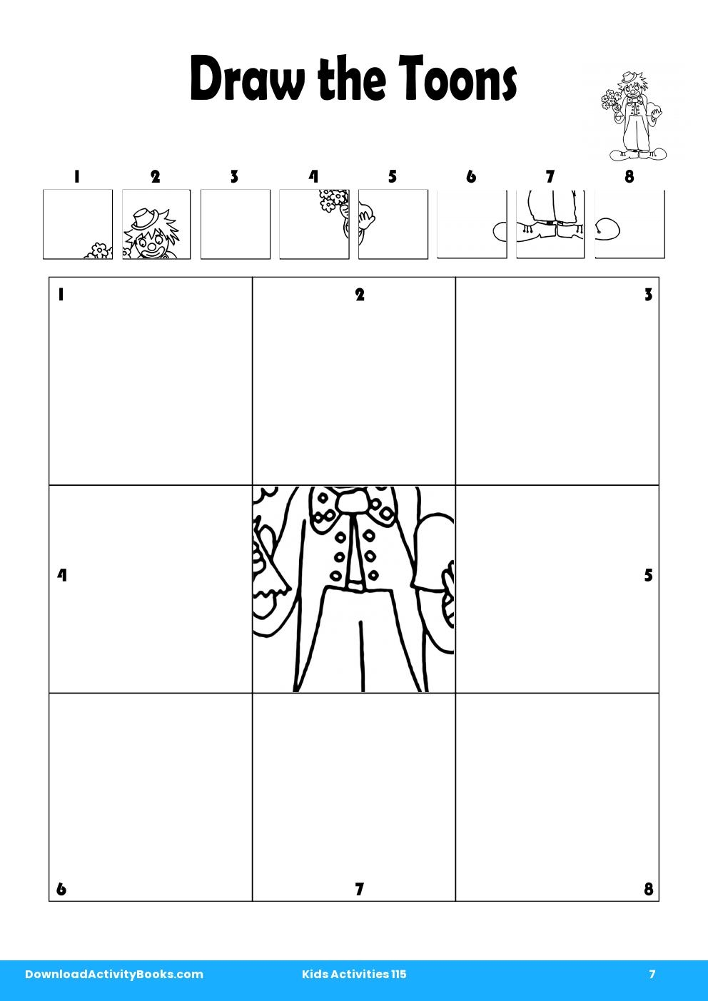 Draw The Toons in Kids Activities 115