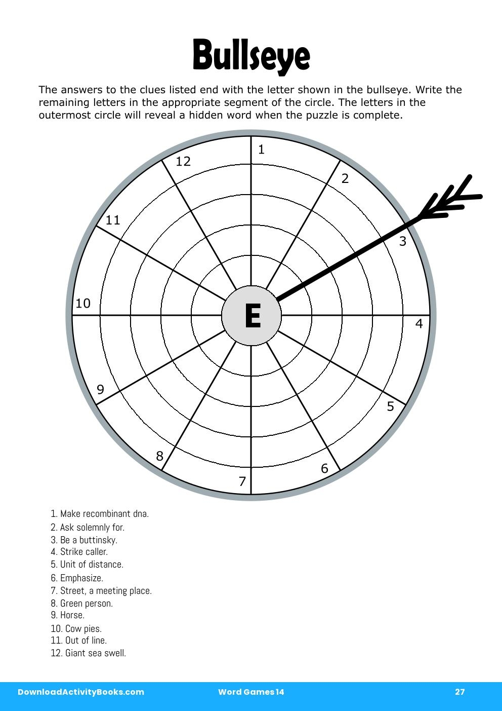 Bullseye in Word Games 14