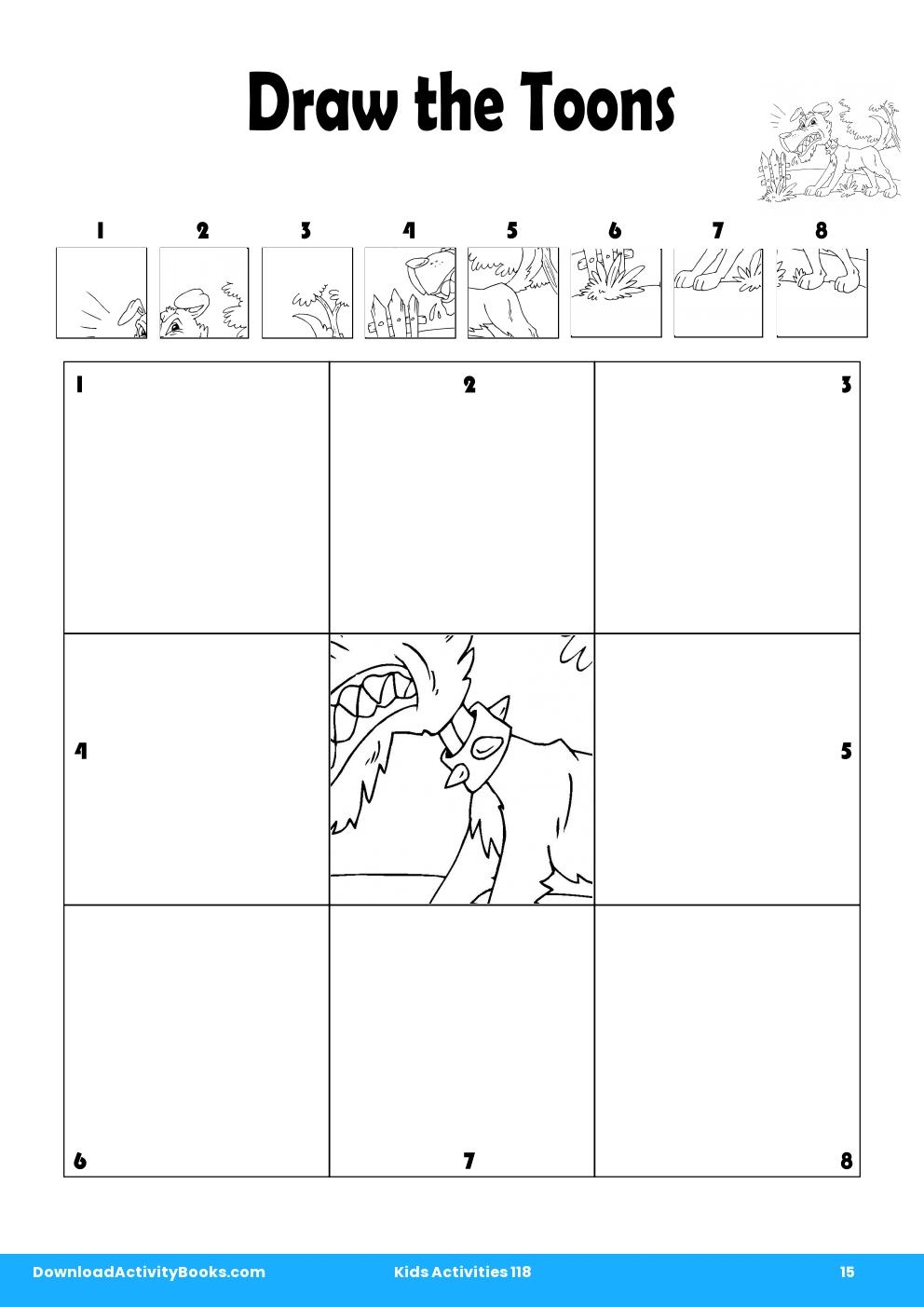 Draw The Toons in Kids Activities 118