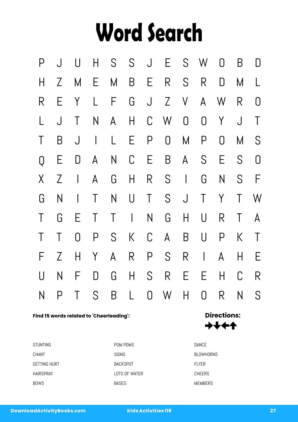 Word Search in Kids Activities 118