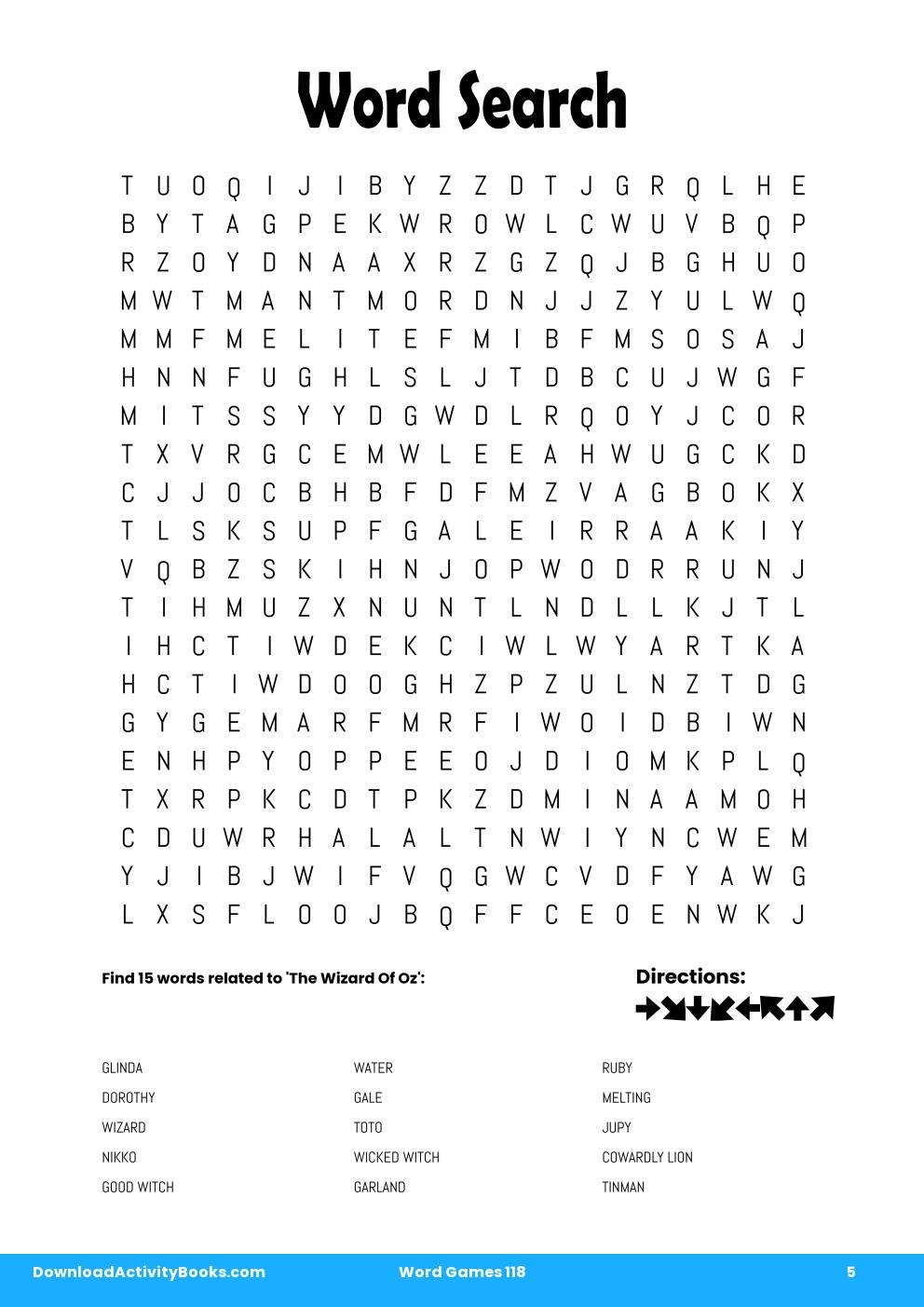 Word Search in Word Games 118