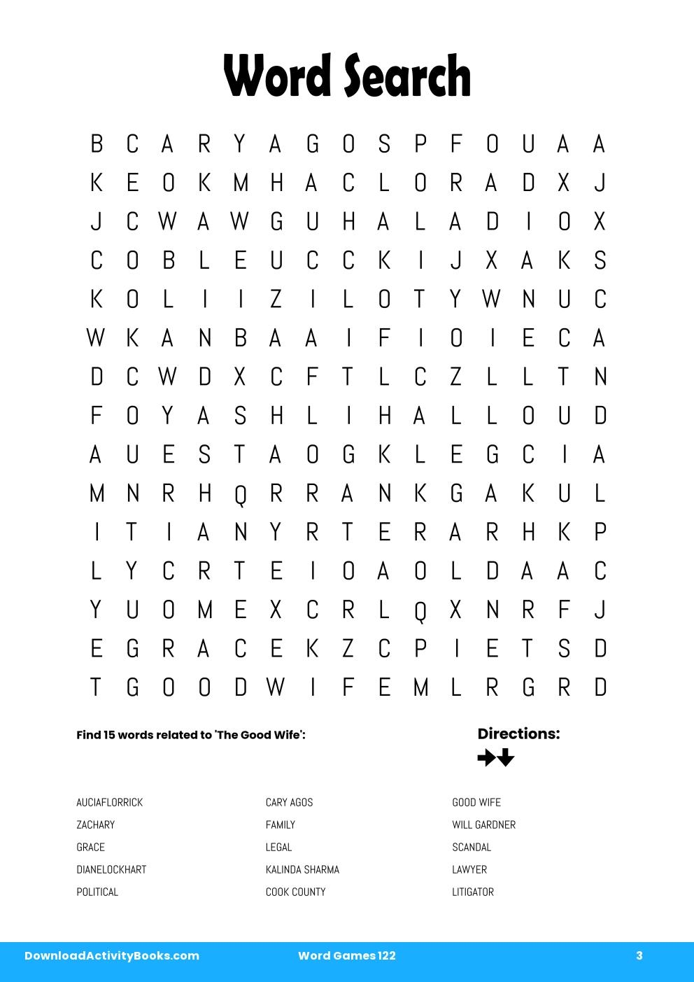 Word Search in Word Games 122