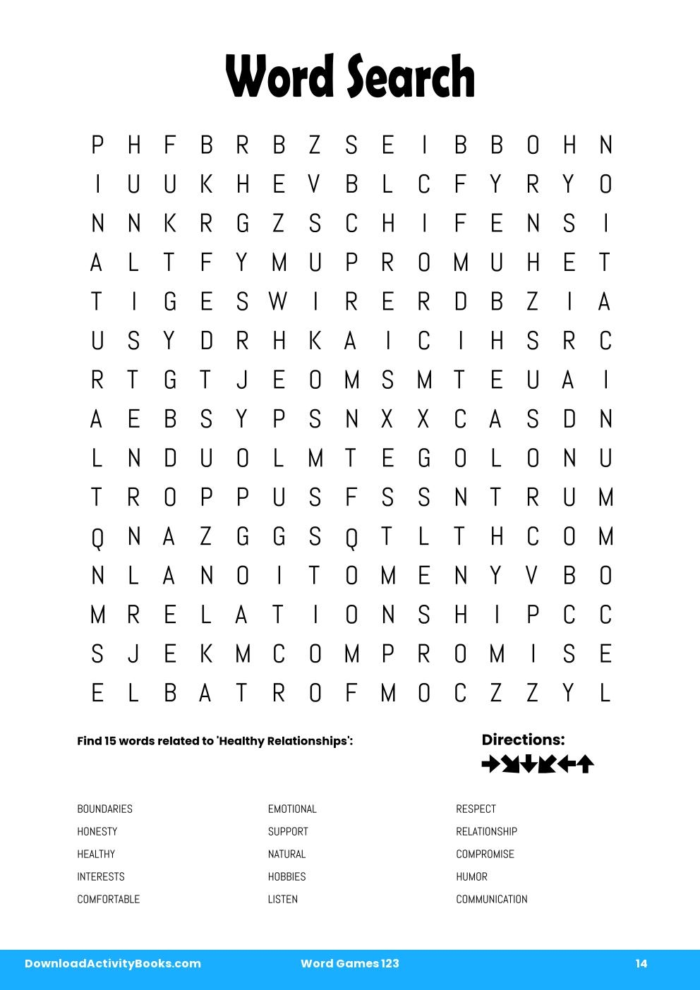 Word Search in Word Games 123