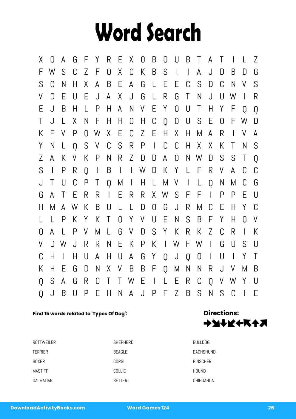 Word Search in Word Games 124