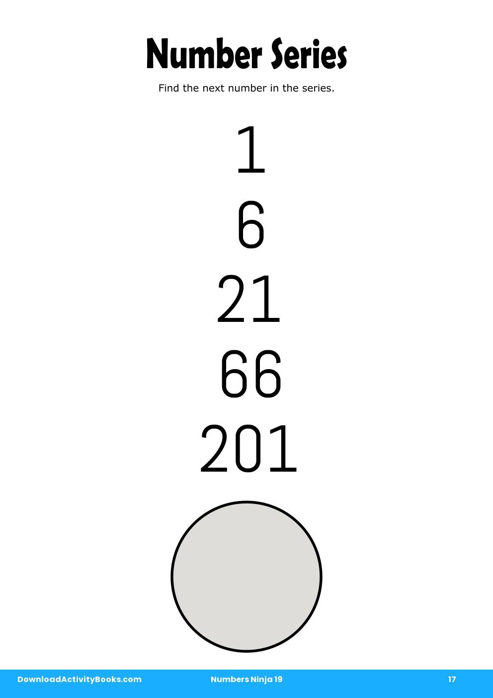Number Series in Numbers Ninja 19