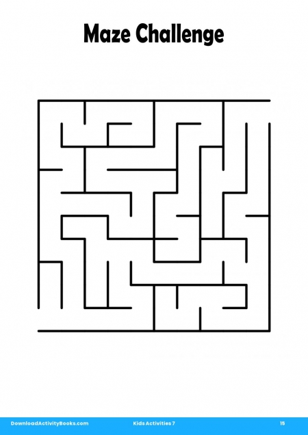 Maze Challenge in Kids Activities 7