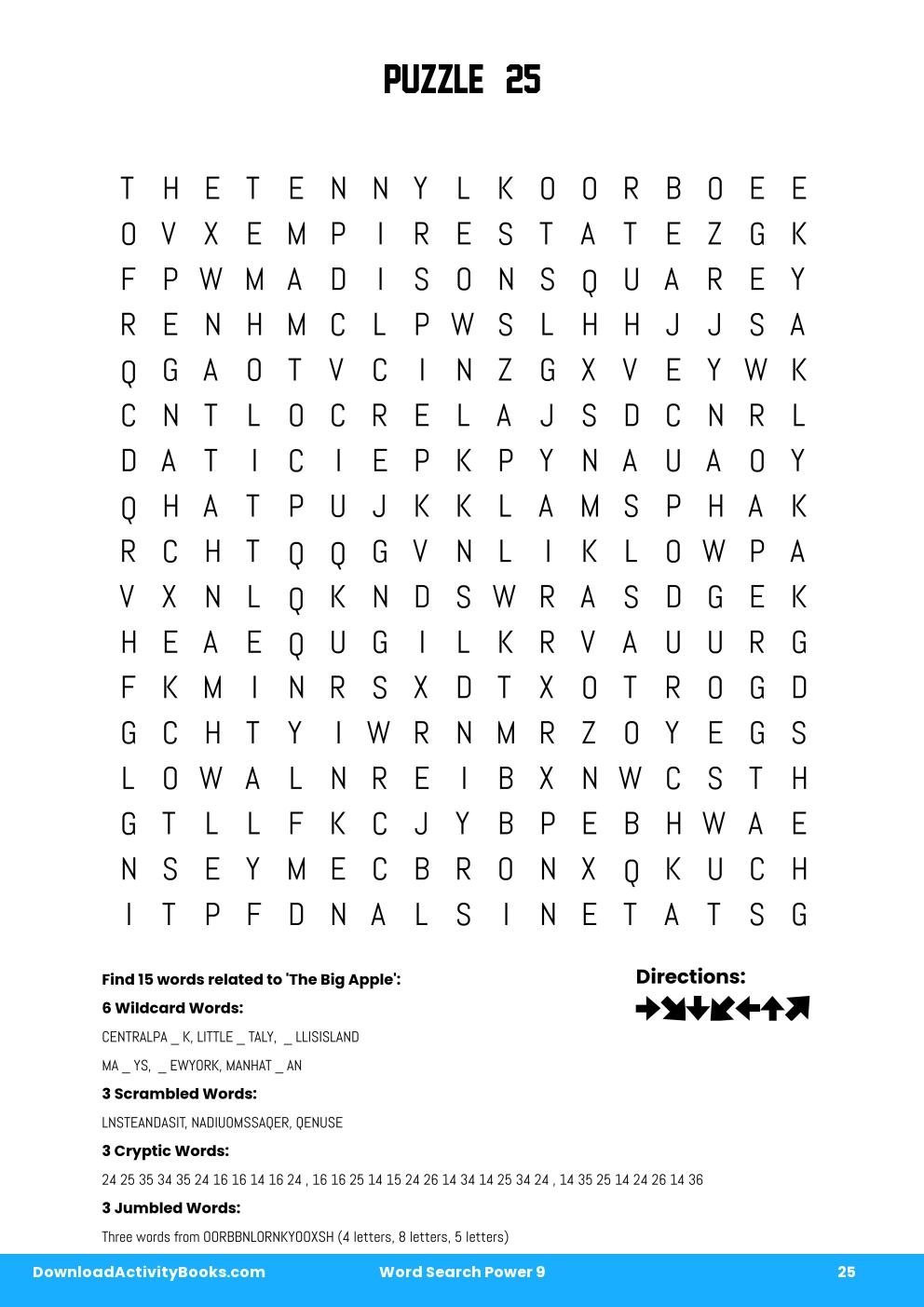 Word Search Power in Word Search Power 9