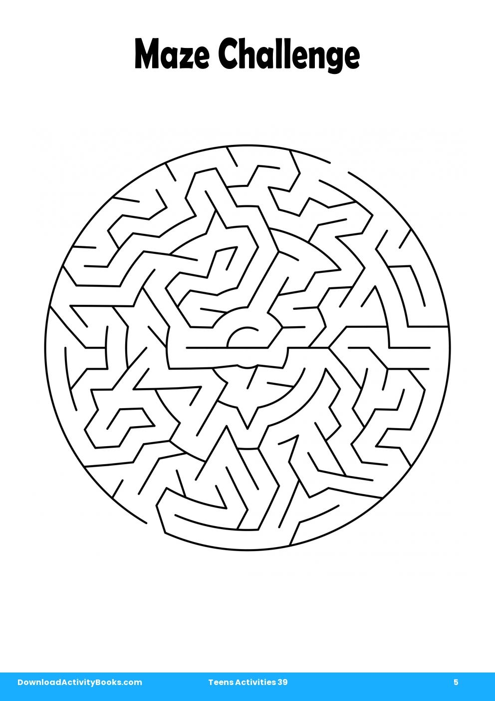 Maze Challenge in Teens Activities 39