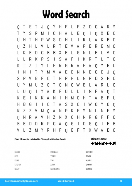 Word Search in Word Games 6