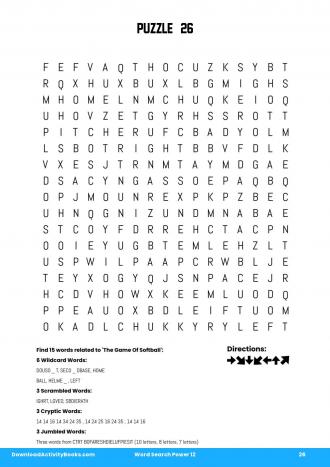 Word Search Power #26 in Word Search Power 12