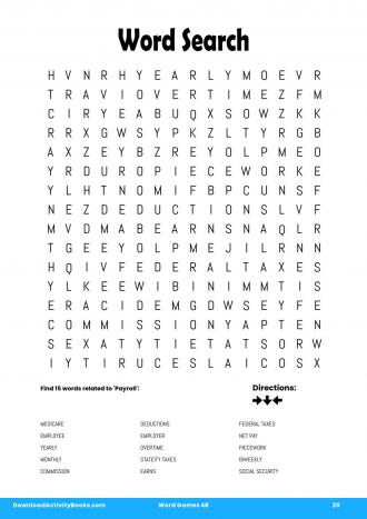Word Search in Word Games 48