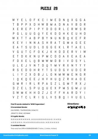 Word Search Power #29 in Word Search Power 13