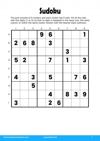 Sudoku #7 in Logic Master 53