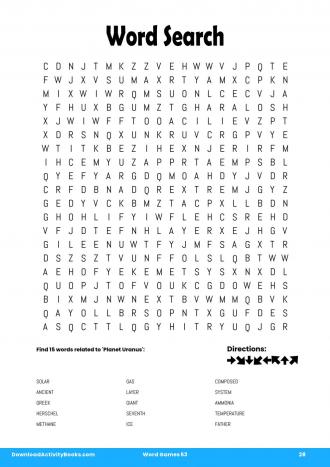 Word Search in Word Games 53