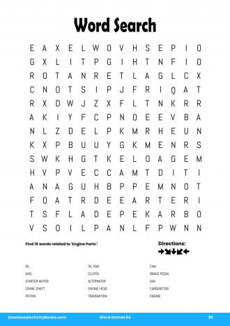 Word Search #30 in Word Games 54