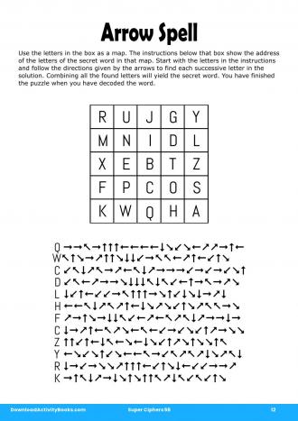 Arrow Spell in Super Ciphers 56