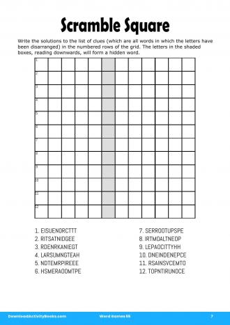 Scramble Square #7 in Word Games 55