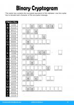 Binary Cryptogram #27 in Adults Activities 4