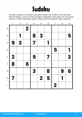 Sudoku #8 in Logic Master 57