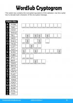 WordSub Cryptogram in Adults Activities 4