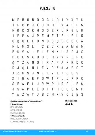 Word Search Power #10 in Word Search Power 14