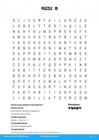 Word Search Power #19 in Word Search Power 14