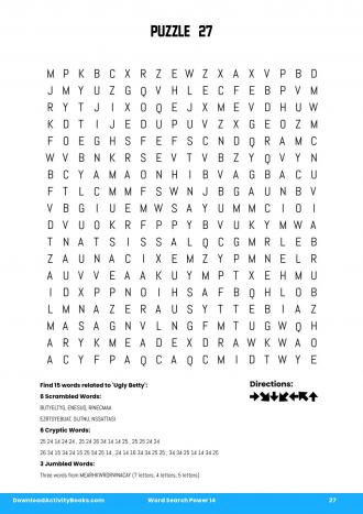 Word Search Power #27 in Word Search Power 14