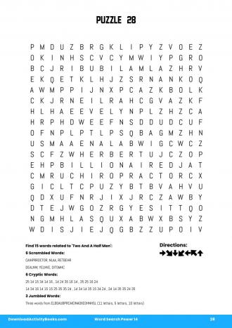 Word Search Power #28 in Word Search Power 14