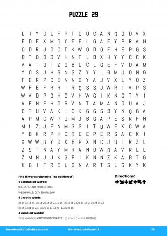 Word Search Power #29 in Word Search Power 14