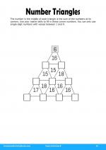 Number Triangles in Teens Activities 8