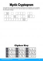 Mystic Cryptogram in Adults Activities 4