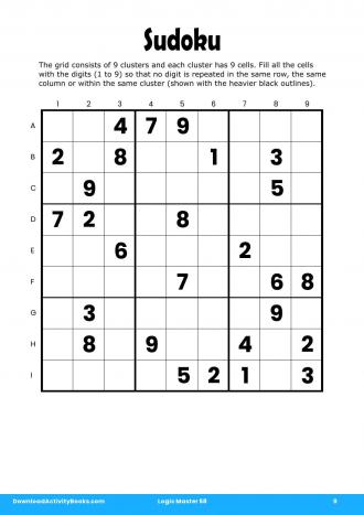 Sudoku #9 in Logic Master 58