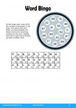 Word Bingo #15 in Kids Activities 8